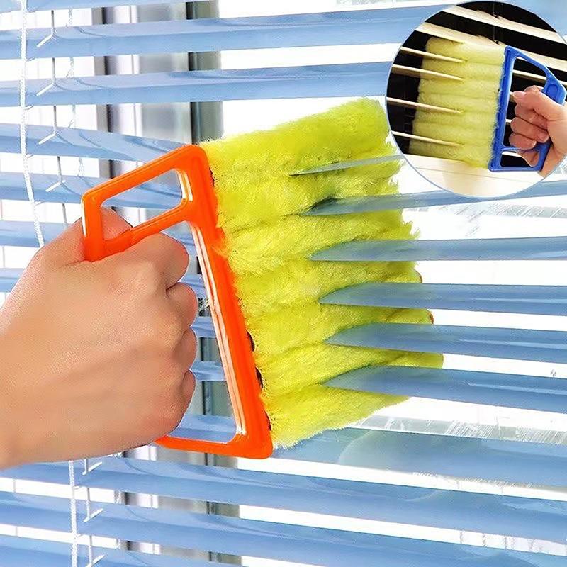 Window Cleaning Brush Microfiber Air Conditioner Cleaning Duster Cleaner Wash Venetian Blind Blade Cleaning Cloth Kitchen Tool
