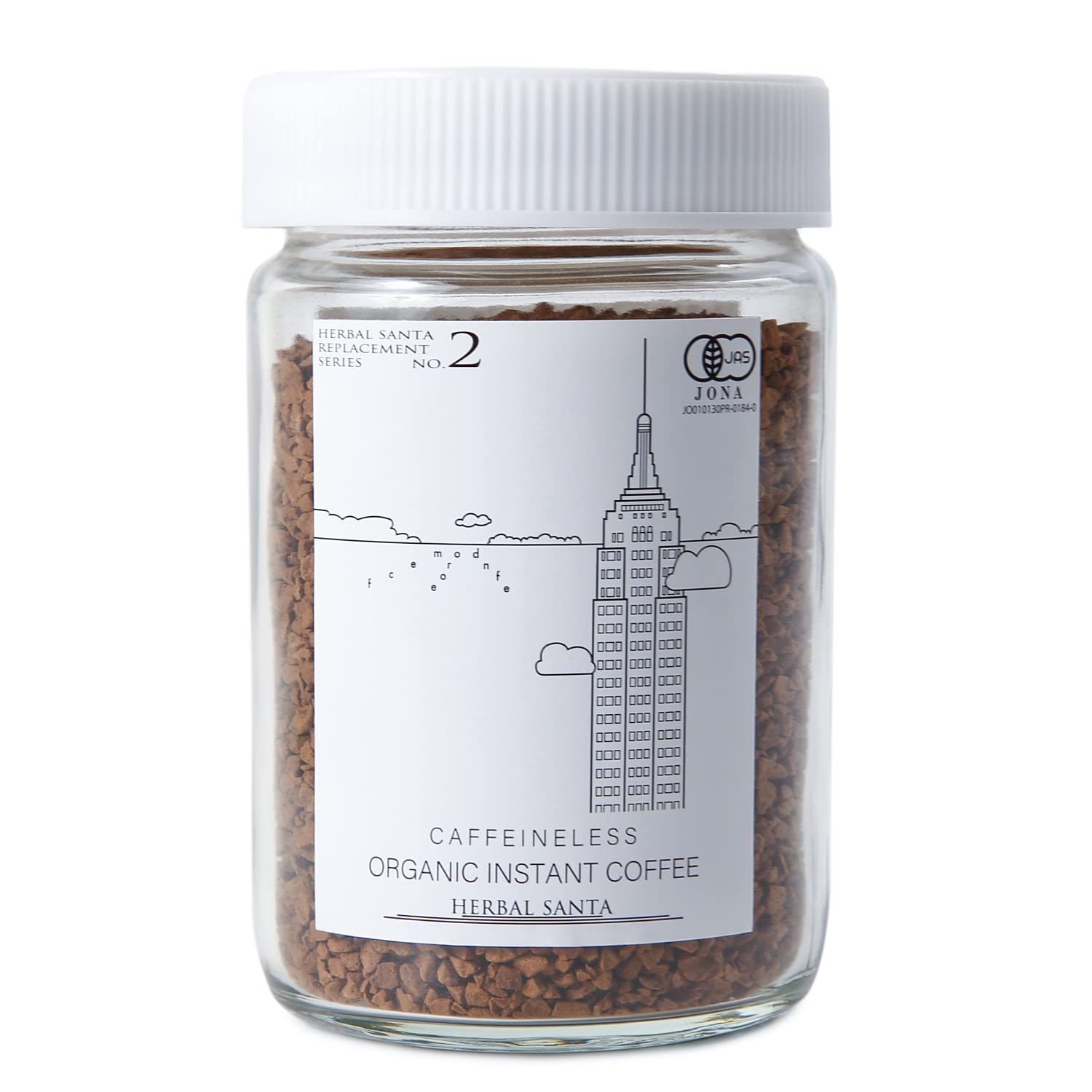 

HERBAL SANTA Organic Decaffeinated Instant Coffee Decaf Replacement Series Herbal Santa