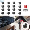 [TL][TL]16 PCS Gas Range Burner Grate Foot Compatible Stove Gas Stove Burner Foot Rubber Feet For Kitchen Accessories