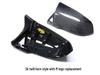 Carbon Fiber Rearview Mirror Shell Cover for BMW 1, 2, Z4, X1/X2 - Models F48, 52, 39, G29 Horn Replacement