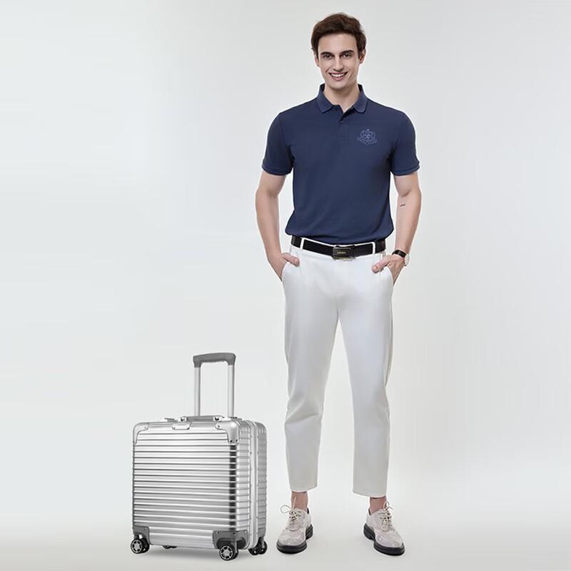 Batiannu F1609 Stylish Aluminum Frame Travel Suitcase 18-inch