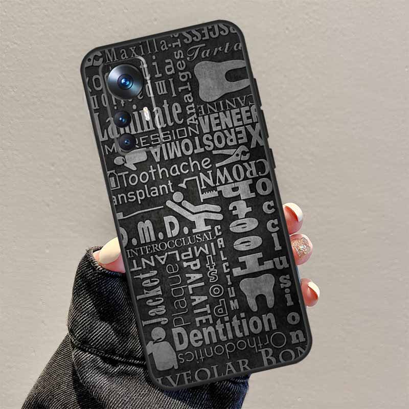 Dentist Dental Tooth Nurse Case For Xiaomi 15 Ultra 13 14 11T 12T 13T 14T Pro Cover For POCO F7 F6 F5 X3 X5 X6 X7 Pro