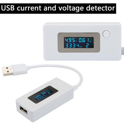 LCD-Digitaltelefon-USB-Tester, tragbarer Batteriedetektor, Spannungsstrommesser, mobiles Ladegerät