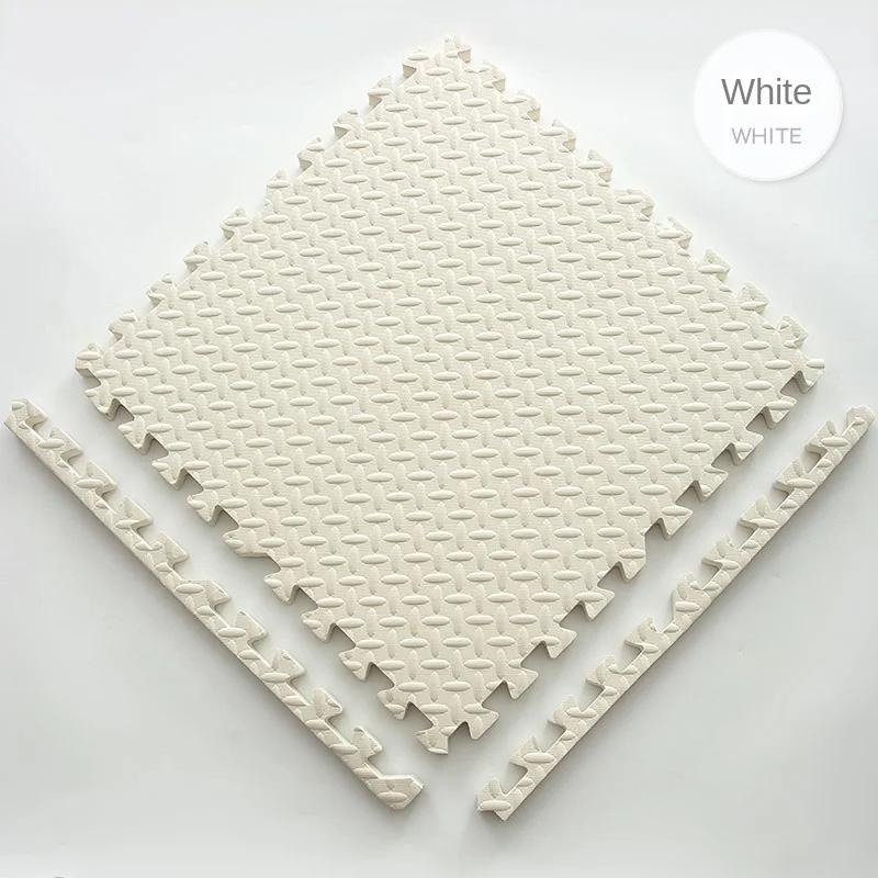 20PCS 30*30cm Sports Protection Gym Mat EVA Leaf Grain Floor Mats Yoga Fitness Non-Slip Splicing Rugs Thicken Shock Room Workout