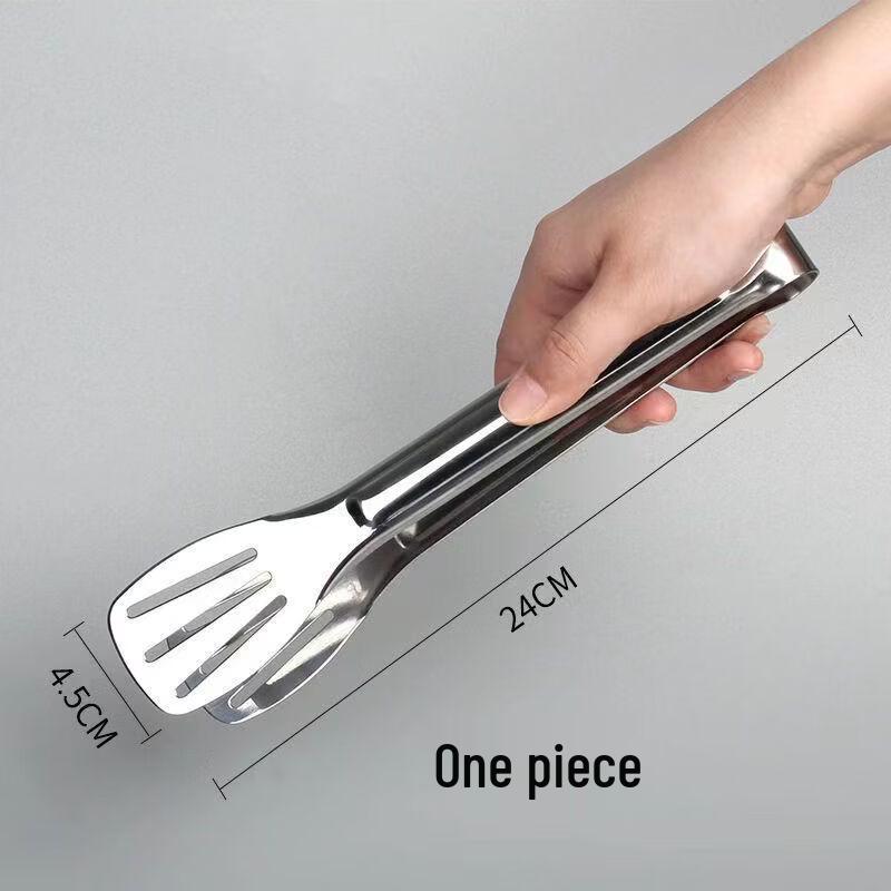 Stainless Steel Kitchen & BBQ Food Tongs