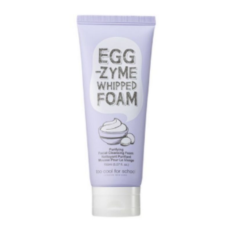 

Too Cool For School Eggzyme Deep Cleansing Whip Foam Korean K-Beauty Pore Purifying Cleanser for Smooth Skin 150ml