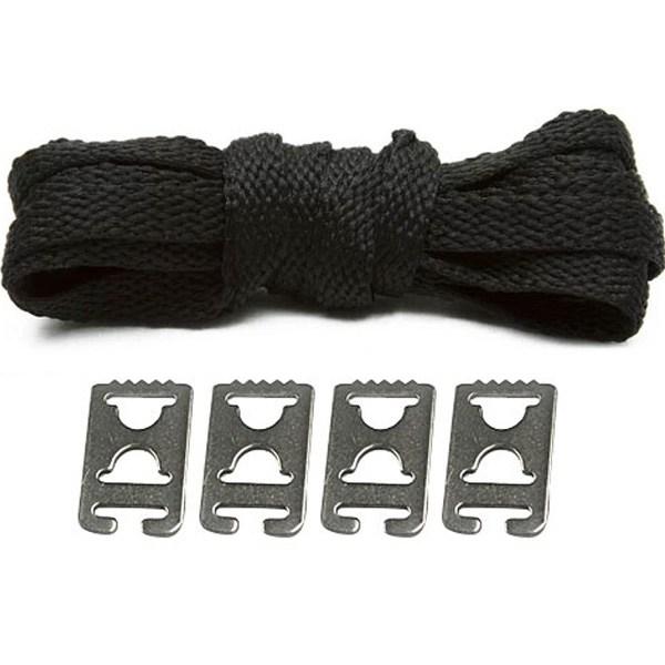 

Шнурок без узлов 1 сек + 4 зажима