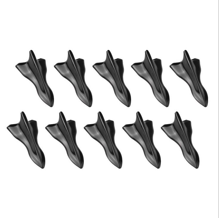 

Universal 10 Vortex Generator Shark Fin Wing Jet Style Car Roof Spoiler Diffuser