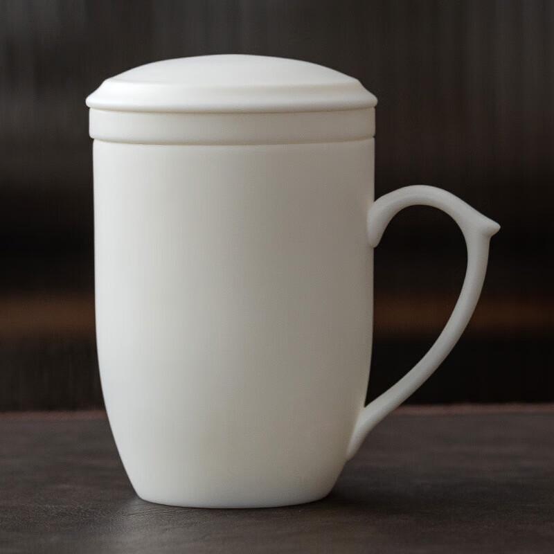 

Chaxun Elegant Charm Mutton-Fat Jade Porcelain Tea Infuser Set