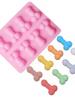 Dick Ice Tray Sexy Penis Cube Cake Mold Silicone  Chocolate   Dropshipping Candle Moulds Sugar Craft Tools