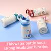 400ML Children Thermos Water Bottle Kids Thermos Mug Baby Duck Billed Straw 316 Stainless Steel Vacuum Flasks Tumbler Thermo Cup
