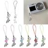 Goth Y2K Phone Charm Pendant Summer Jellyfish Keychain for Keys Bag Accessories