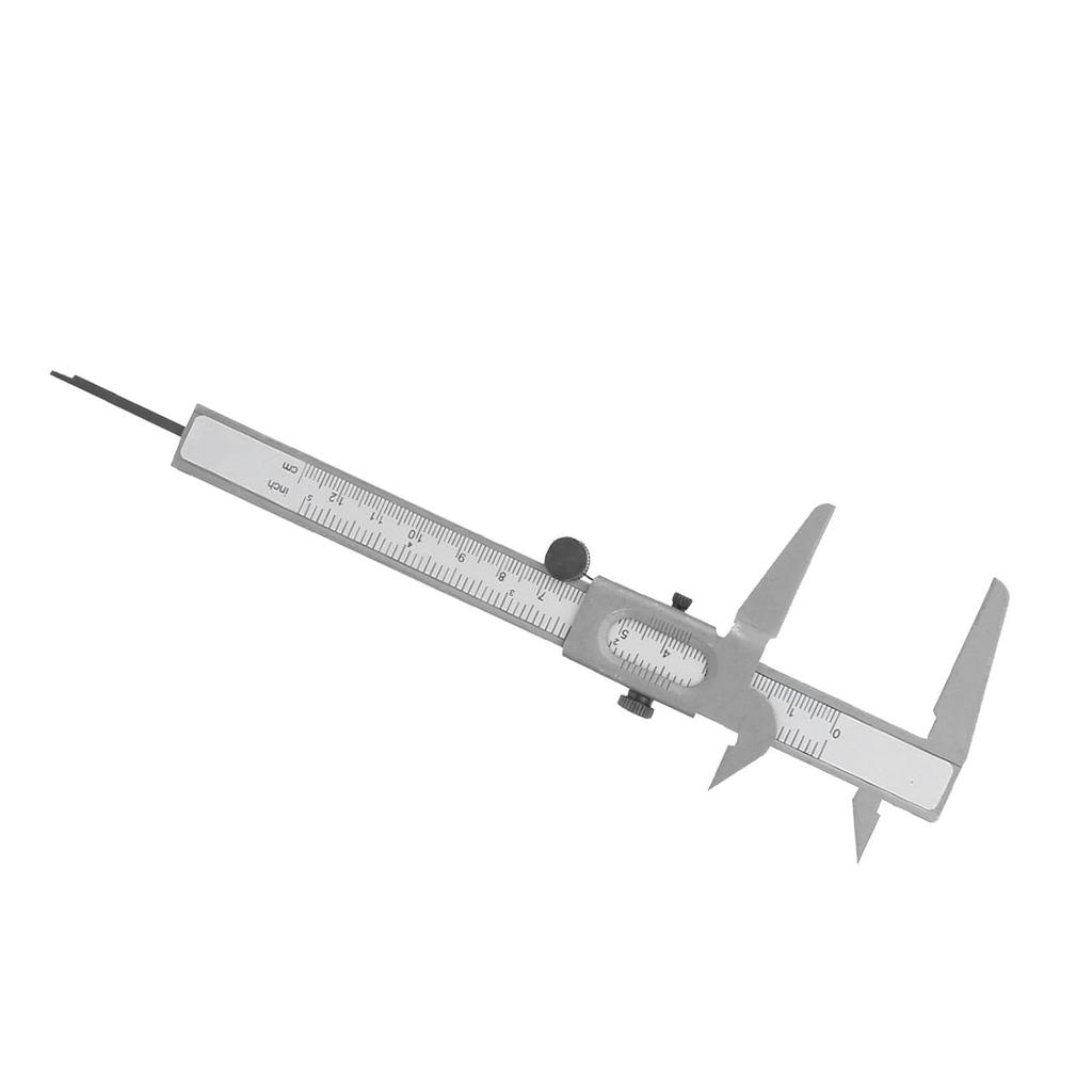 Vernier Caliper Micrometer Gauge 5/6 Inch Precision Measuring Stainless Steel High Precision Metal Micrometer Ruler (5 inch)
