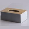 Tissue Box Napkin Holder Case Paper Box Container Bamboo Cover Solid Wood Hotel Storage Box Home Table Decoration