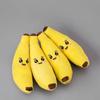 Squeaky Banana Plush Dog Toy Durable Chew Molar Interactive Pet Toy for Small Medium Dogs