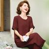 Women's Lightweight Elegant Blouse & Wide-Leg Pants Set