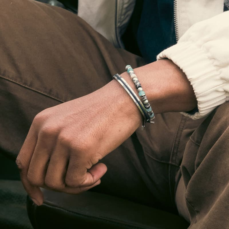 PIG & HEN Brontide 6 Bracelet - Hakodate X Silver