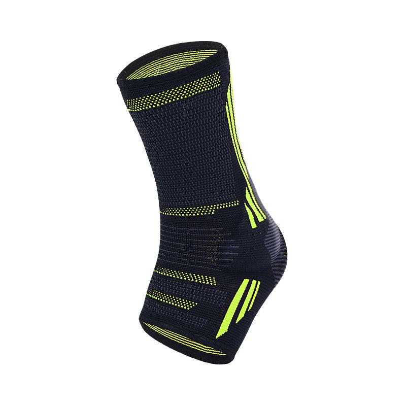 Knitted Sports Silicone Ankle Brace Elastic Pressure Ankle Shock Absorption Anti-collision Fixed Support Ankle Brace