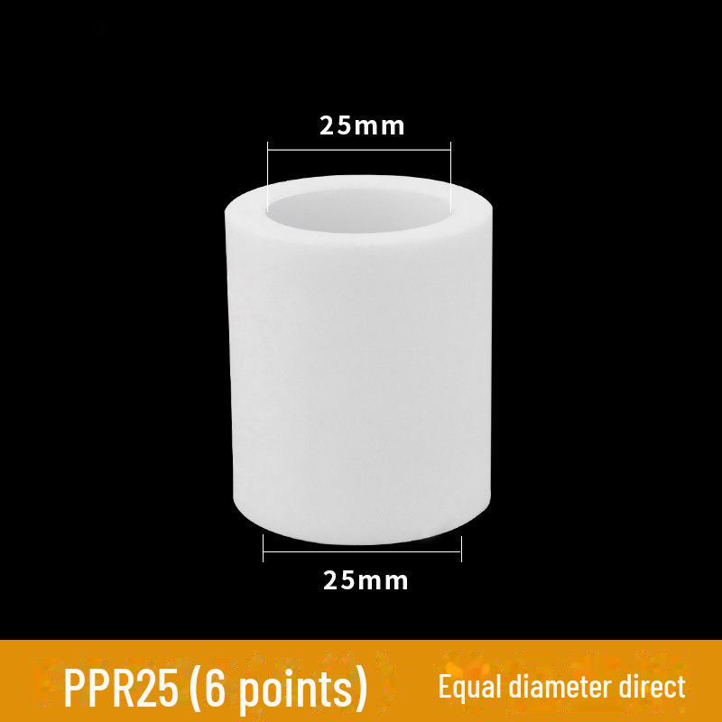 Brand Style Thickened PPR Pipe Fittings: Hot Melt PPR Equal Diameter Elbow, Direct Reducing Tee, 4 Points, 6 Points, 1 Inch.
