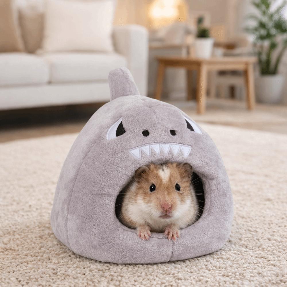 Thicken Hedgehog Hideout Nest Mouse Shaped Guinea Pig House Semi-enclosed Pet Cave Sleeping Bag