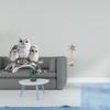 Modern Owl Figurine Abstract Animal Tabletop Sculpture Creative Nordic Ornament for Living Room