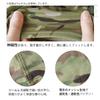 SHENKEL Mesh Balaclava Balaclava Neck Warmer 3-Way (Camouflage Multicam) - Lightweight, Breathable, Moisture-Wicking, Quick-Drying,