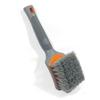 Detail Factory Tire Scrub Brush - Ergonomic Design for Easy Tire Cleaning Octane Solar Flare Orange x Gray