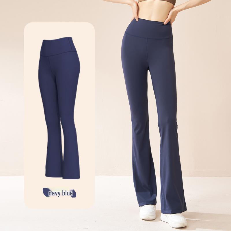 2025 High Waist Seamless Nylon Yoga Pants: Wide Leg, Hip-Lifting, Tummy Control, Stretch Slimming for Women