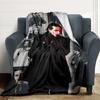 Marilyn Manson Performance Blanket Soft Throw Blanket For Home Bedroom Bed Sofa Travel Office Solid Christmas Blanket