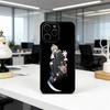 M-Makoto N-Naegi-MNES  Phone Case For iPhone 17,16,15,14,13,12,11 Plus,Pro Max,XS,Soft Silicone Black Cover