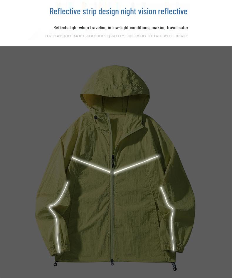 Nylon Ice Silk Outdoor Summer Sports Wear for Men and Women