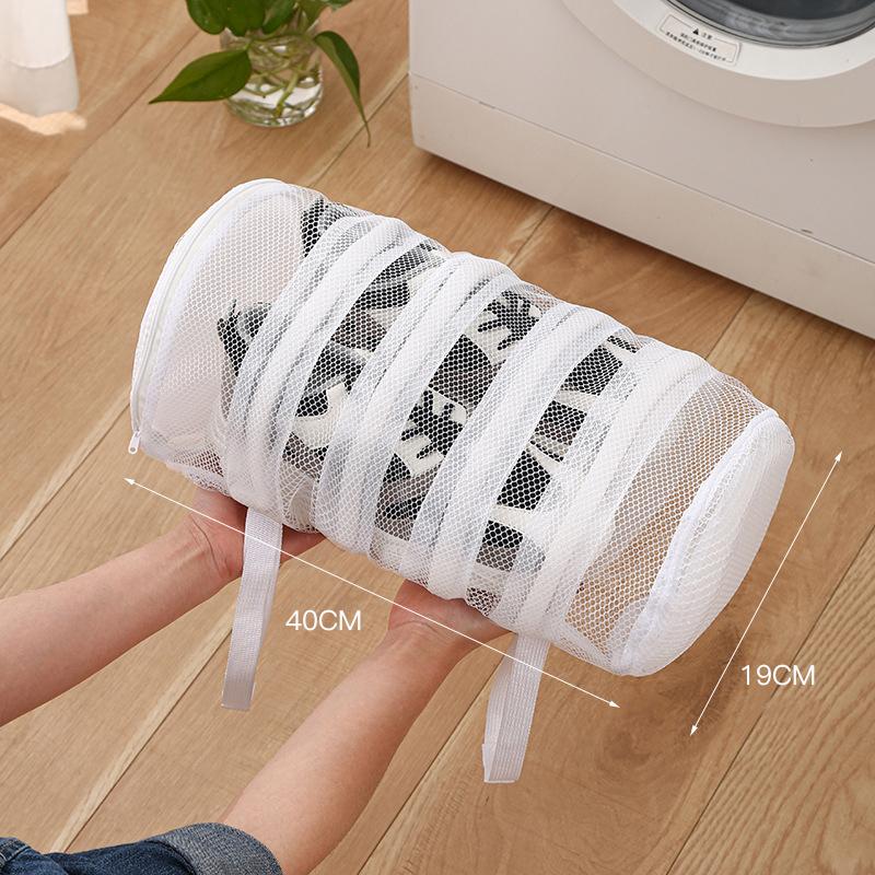 Anti-deformation Mesh Laundry Bag Washing Machine Shoes Bag Travel Storage Bags Organizer Portable Protective Airing Dry Tools