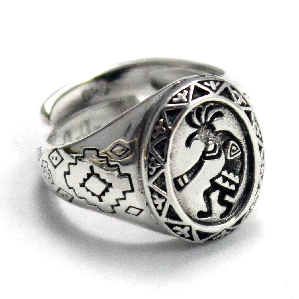 

Native American Kokopelli 925 Silver Ring Goodvibrations Good Vibrations