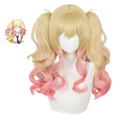 Proyecto SEKAI pelucas coloridas para escenario Akiyama Mizuki Ootori Emu Kamishiro Rui Shiraishi An Tenma Saki Tenma Tsukasa peluca Cosplay