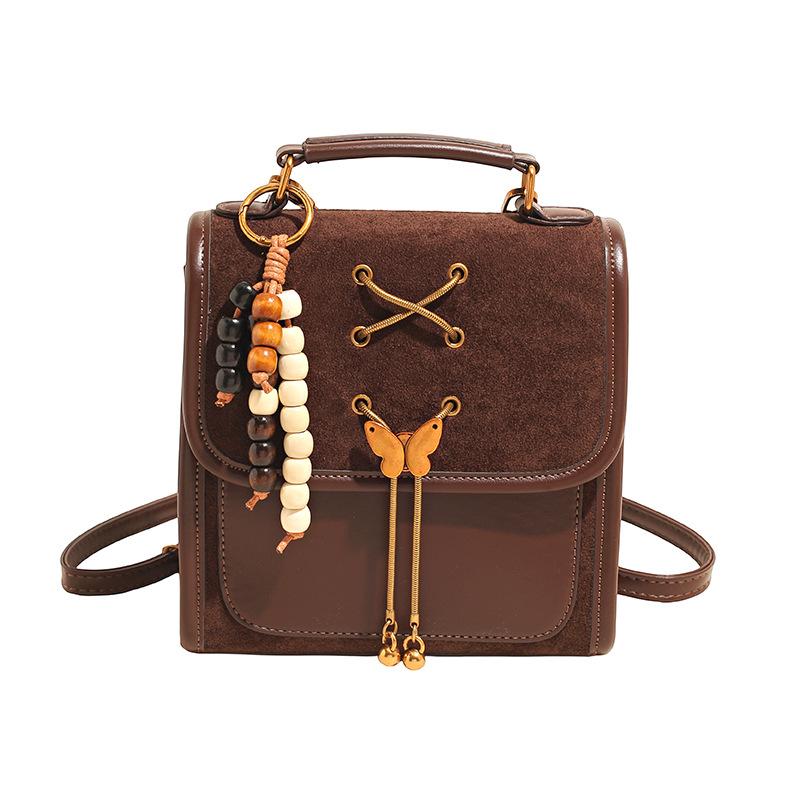 Backpack Women's Fashion Niche Design Portable Korean Version Casual School Bag Street Trend Student Lightweight Travel Backpack