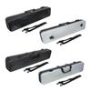 Billiards Pool Cue Case PVC Hard Case 1/2 Split Club Bag Lightweight Waterproof Protective Pouch for Training Billiards Game