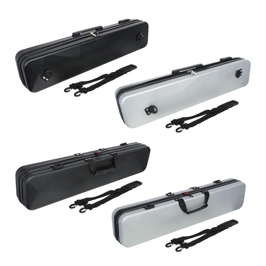 Billiards Pool Cue Case PVC Hard Case 1/2 Split Club Bag Lightweight Waterproof Protective Pouch for Training Billiards Game