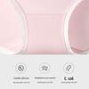 Duoduomian Women's 7A Antibacterial Breathable Mid-Waist Cotton Briefs - 5 Pack