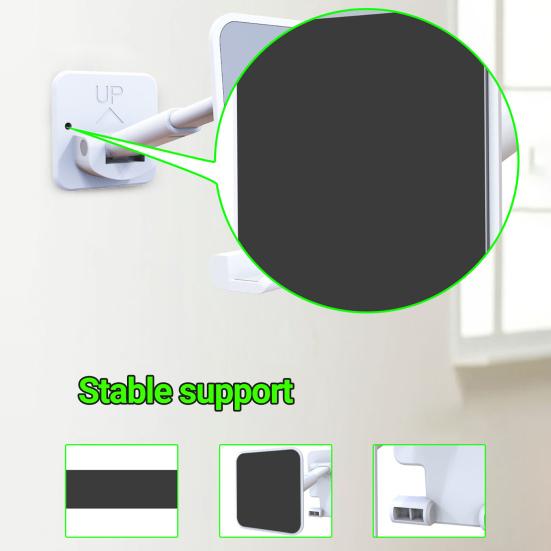 Uchwyt na telefon komórkowy Wielofunkcyjny Samoprzylepny Bez wiercenia Montowany na ścianie Wspornik do podtrzymywania telefonu komórkowego do łazienki