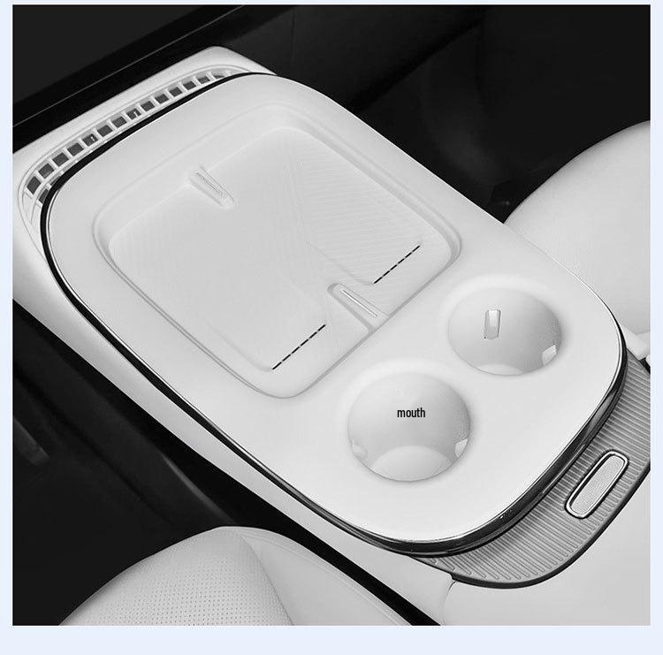 Xiaopeng G7 Center Console Silicone Cup Holder for Wireless Charging Pad Decoration