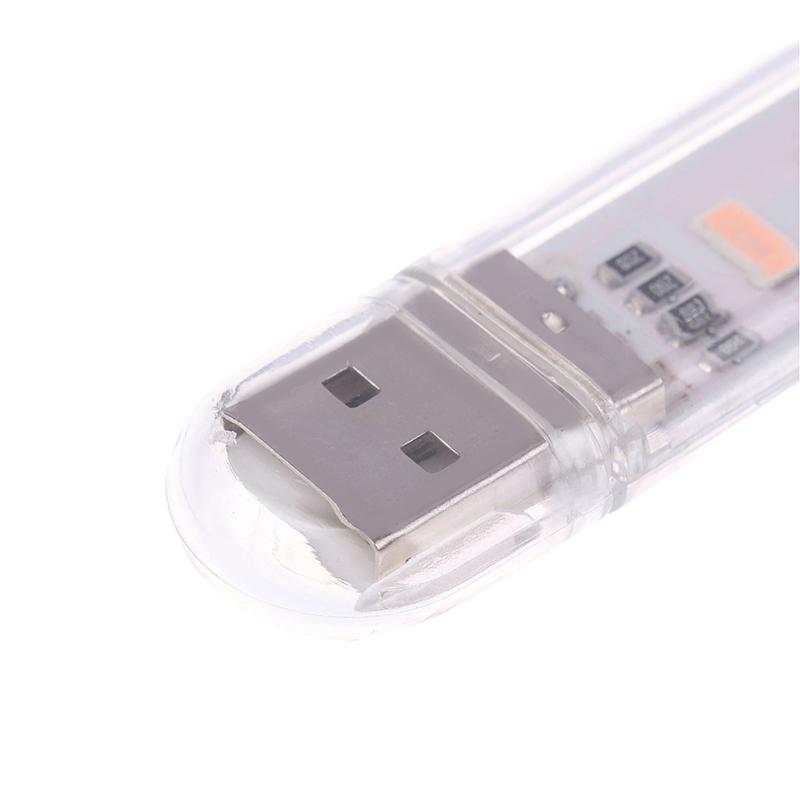 Mini Usb Led Book Light Dc5V Ultra Bright Reading Book Lamp 8Leds Light Portable Bedside Light For Power Bank Pc Laptop Notebook