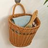 Space Saving Wall Basket With Breathable Handwoven Design Gingers Garlic Storage Container Kitchen Organizer
