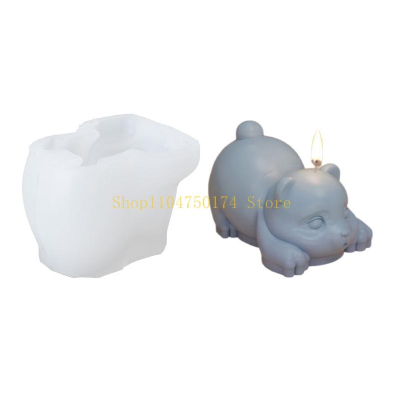 Bamboo Castings Molds 3D Panda Resins Silicone Mould Making top sale