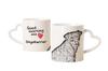 Jagdterrier - Cup with a Dog, Adorable Cup with a Heart-shaped Handle, Universal Gift from the Brand