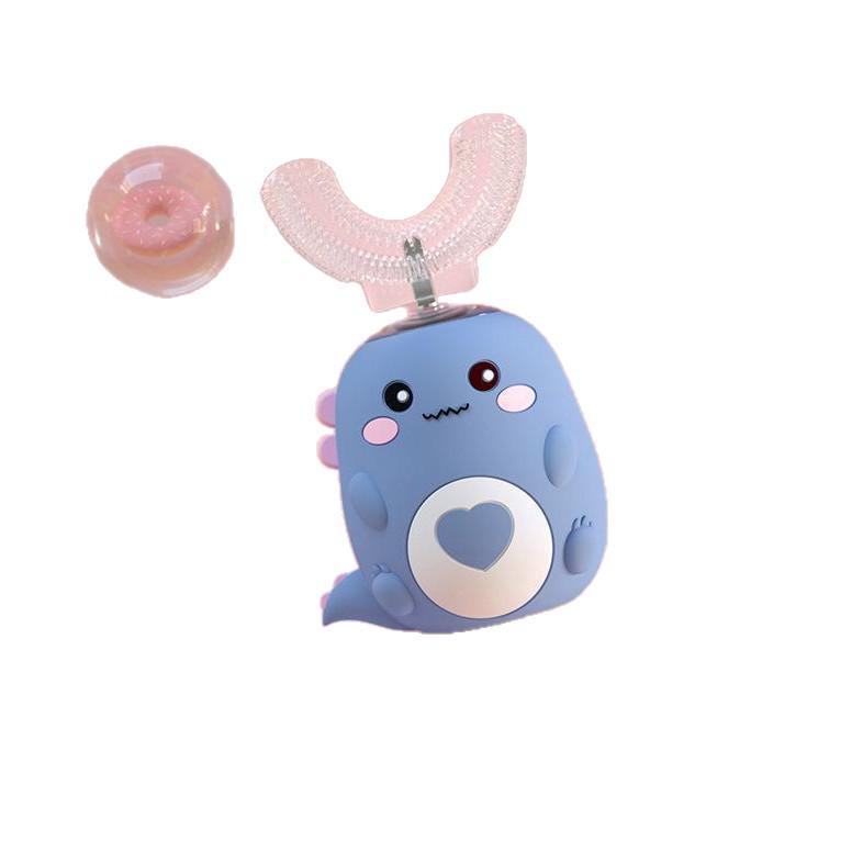 Grenzüberschreitende U-förmige wiederaufladbare elektrische Kinderzahnbürste - Cartoon-Dinosaurier-Design.