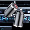 Car Charger Dual-Port USB and Type-C 120W Super Fast Charging Aluminum Alloy Auto Parts