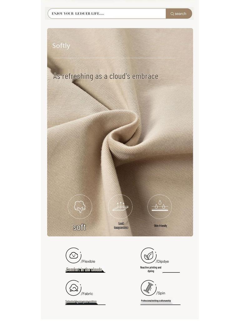 Damen Pyjama-Set aus gerippter Baumwolle - Langarm, lange Hose, sportlich-lässig, Herbststil, auch draußen tragbar