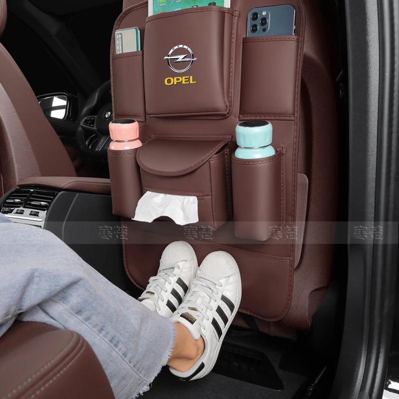 For Opel OPCline ASTRA CORSA INSIGNIA MOKKA VECTRA ZAFIRA GTC Tigra Car Seat Organizer Seat Back Storage Bag Pad Accessories