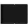 VidaXL Écran de Balcon, Brise-vue de Jardin, Écran de Protection, Écran d'Intimité Terrasse Extérieur, Noir 75x1000 cm 100% 4000363