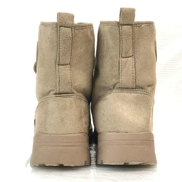 Ocean Pacific Warm Liner Mouton Short Boots 23.0 Beige(USED)
